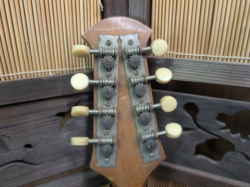 1965 Suzuki Mandolin M-203 Japan Vintage String Instrument Signed Rare