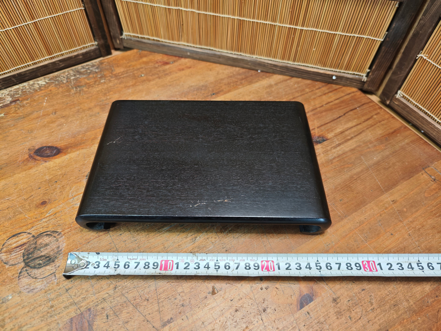 Vintage Japanese Bonsai Table Sakura Wood Kadai Stand Handmade Display