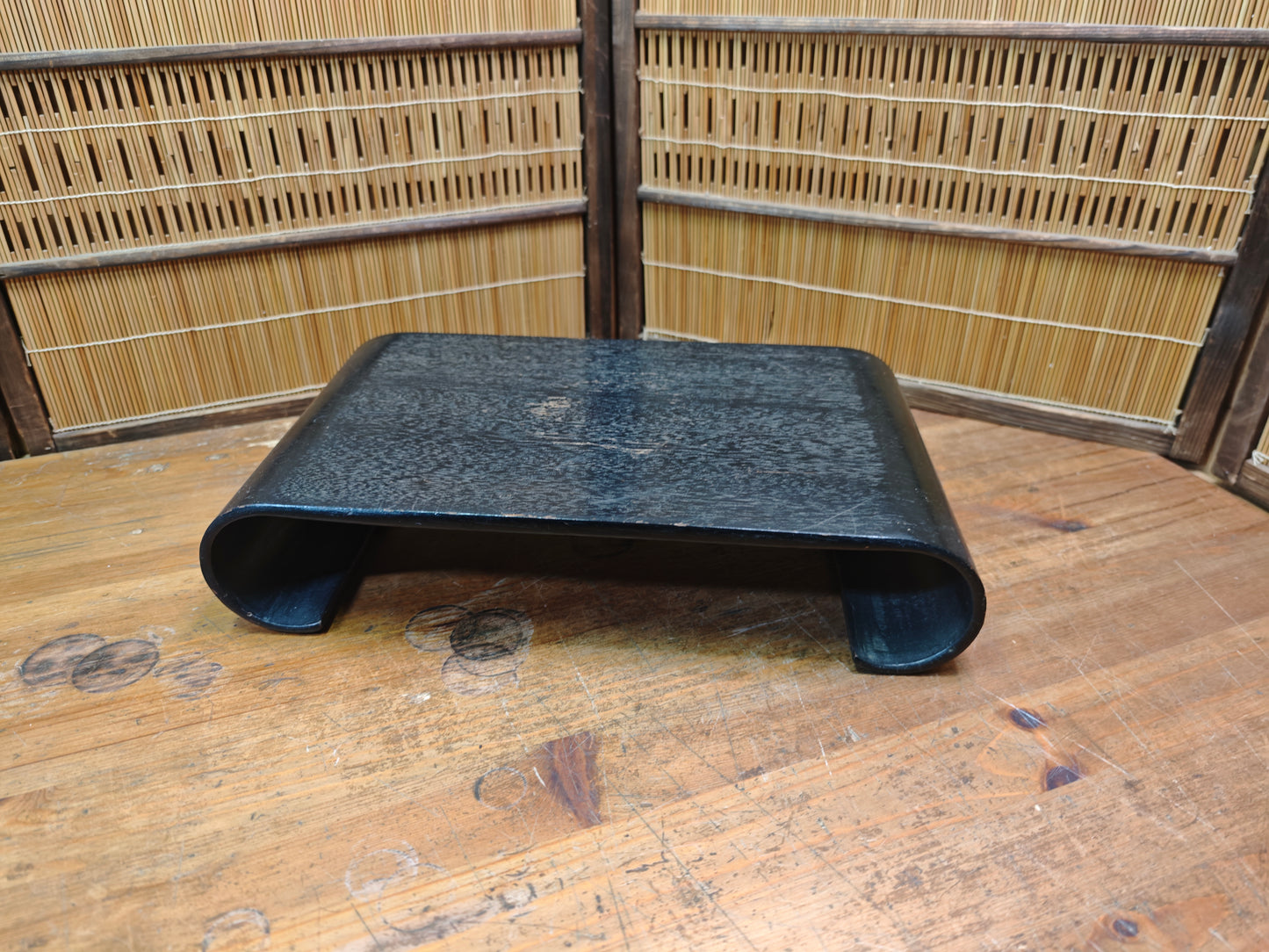 Vintage Japanese Bonsai Table Sakura Wood Kadai Stand Display Base