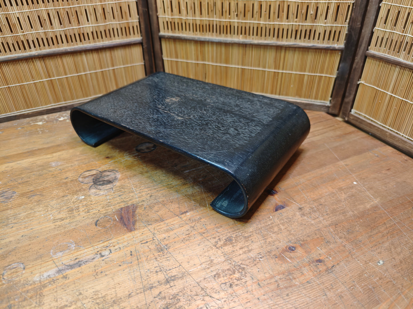 Vintage Japanese Bonsai Table Sakura Wood Kadai Stand Display Base