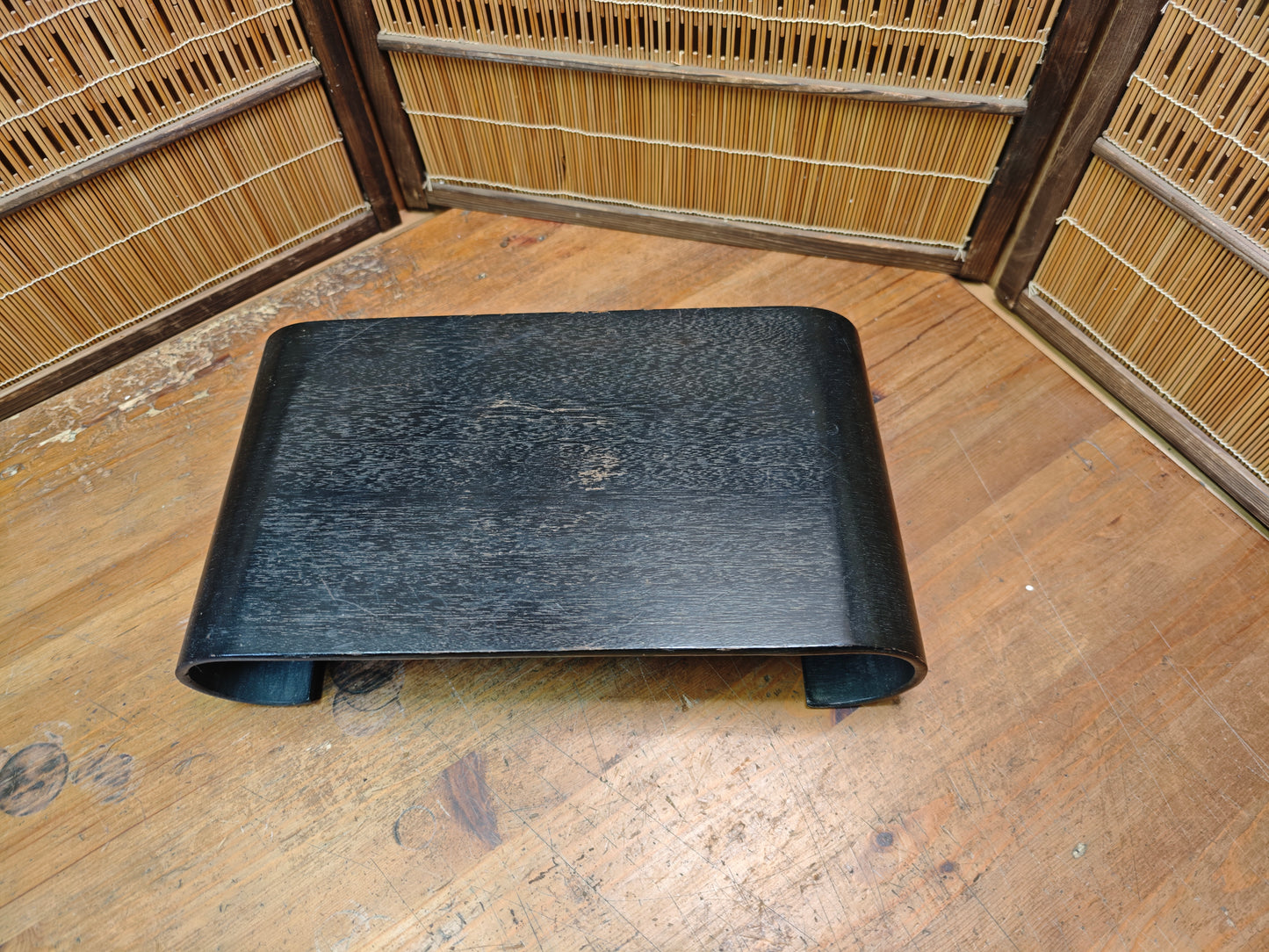 Vintage Japanese Bonsai Table Sakura Wood Kadai Stand Display Base