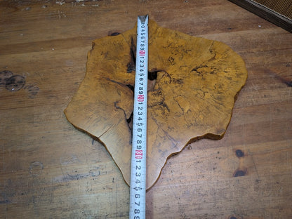 Vintage Japanese Burl Wood Kadai Stand Natural Edge Display Base