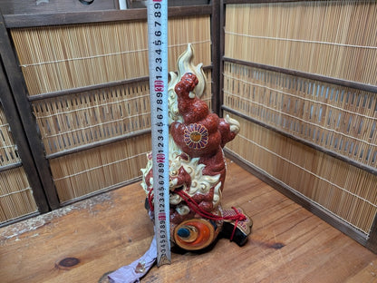 Authentic Japanese Vintage Kutani Ware Shishi Guardian Lion Komainu