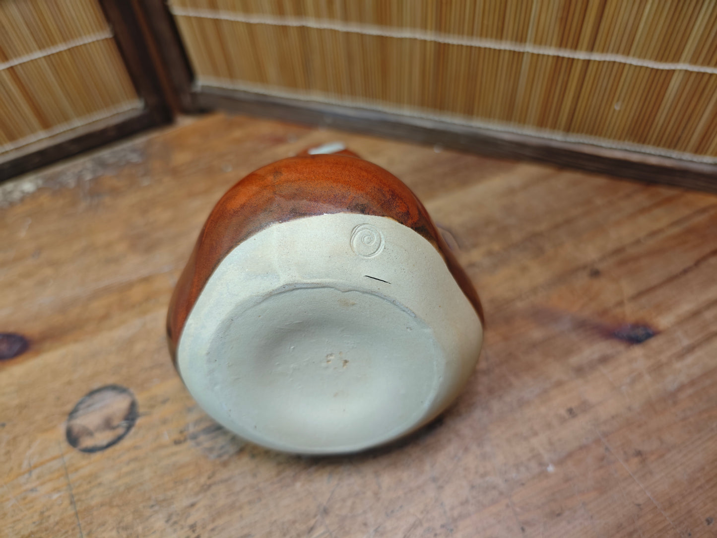 Vintage Kutani Hyotan Vase w/ Box Japanese Porcelain Art Auction Japan