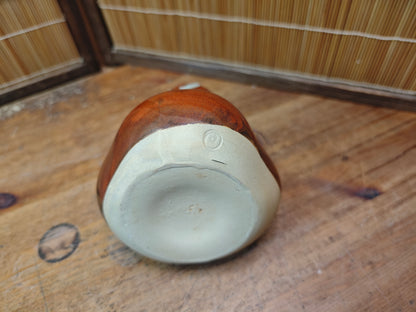 Vintage Kutani Hyotan Vase w/ Box Japanese Porcelain Art Auction Japan