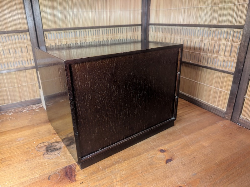 Vintage Wajima Lacquer Jewelry Box Japanese 3 Drawer Storage Chest