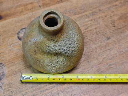 Vintage Bizen Ware Vase 1950s Japanese Pottery Wabi Sabi Ceramic Japan