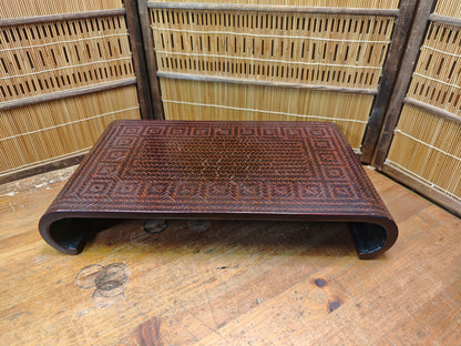 Vintage Japanese Bonsai Display Table Wooden Kadai Stand Japan Auction