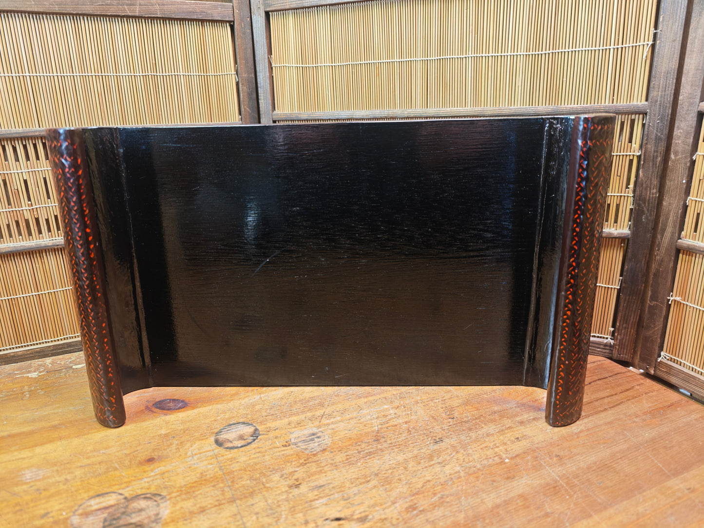 Vintage Japanese Bonsai Display Table Wooden Kadai Stand Japan Auction