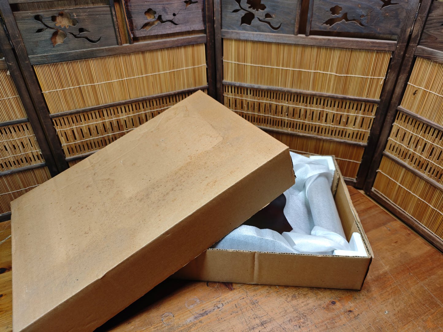Vintage Japanese Bonsai Table Sakura Wood Kadai Display Stand