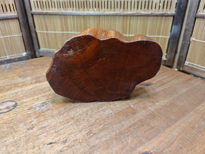 Vintage Japanese Bonsai Table Oak Burl Root Wood Wabi Sabi Stand