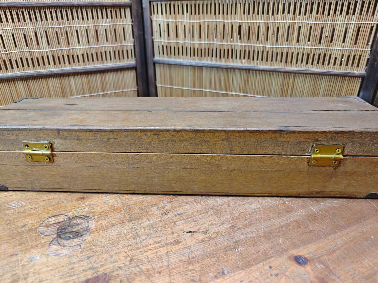 Rare Japanese Firefighter Ono Axe Forged Steel with Original Wood Box
