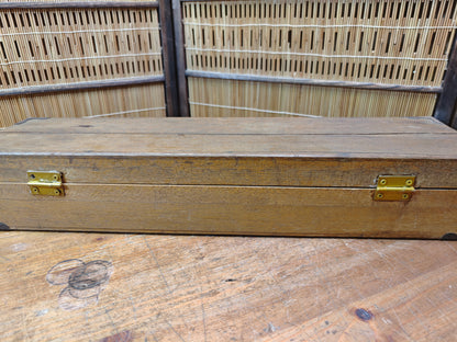 Rare Japanese Firefighter Ono Axe Forged Steel with Original Wood Box