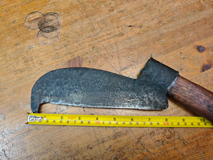 Rare Japanese Firefighter Ono Axe Forged Steel with Original Wood Box
