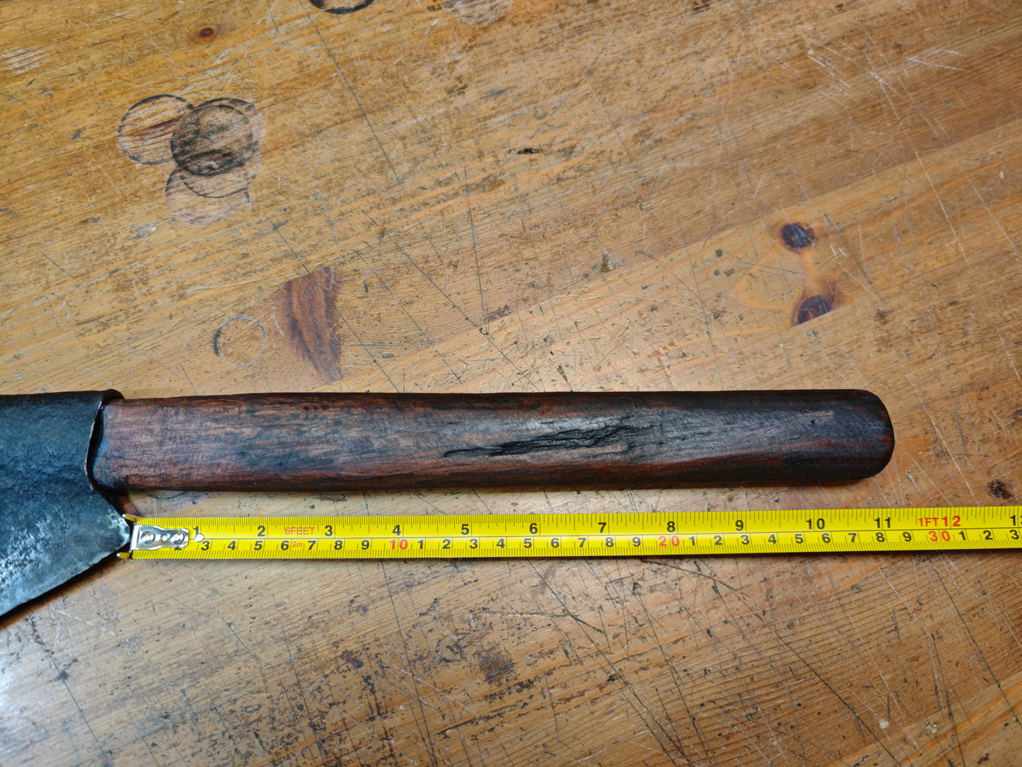 Rare Japanese Firefighter Ono Axe Forged Steel with Original Wood Box