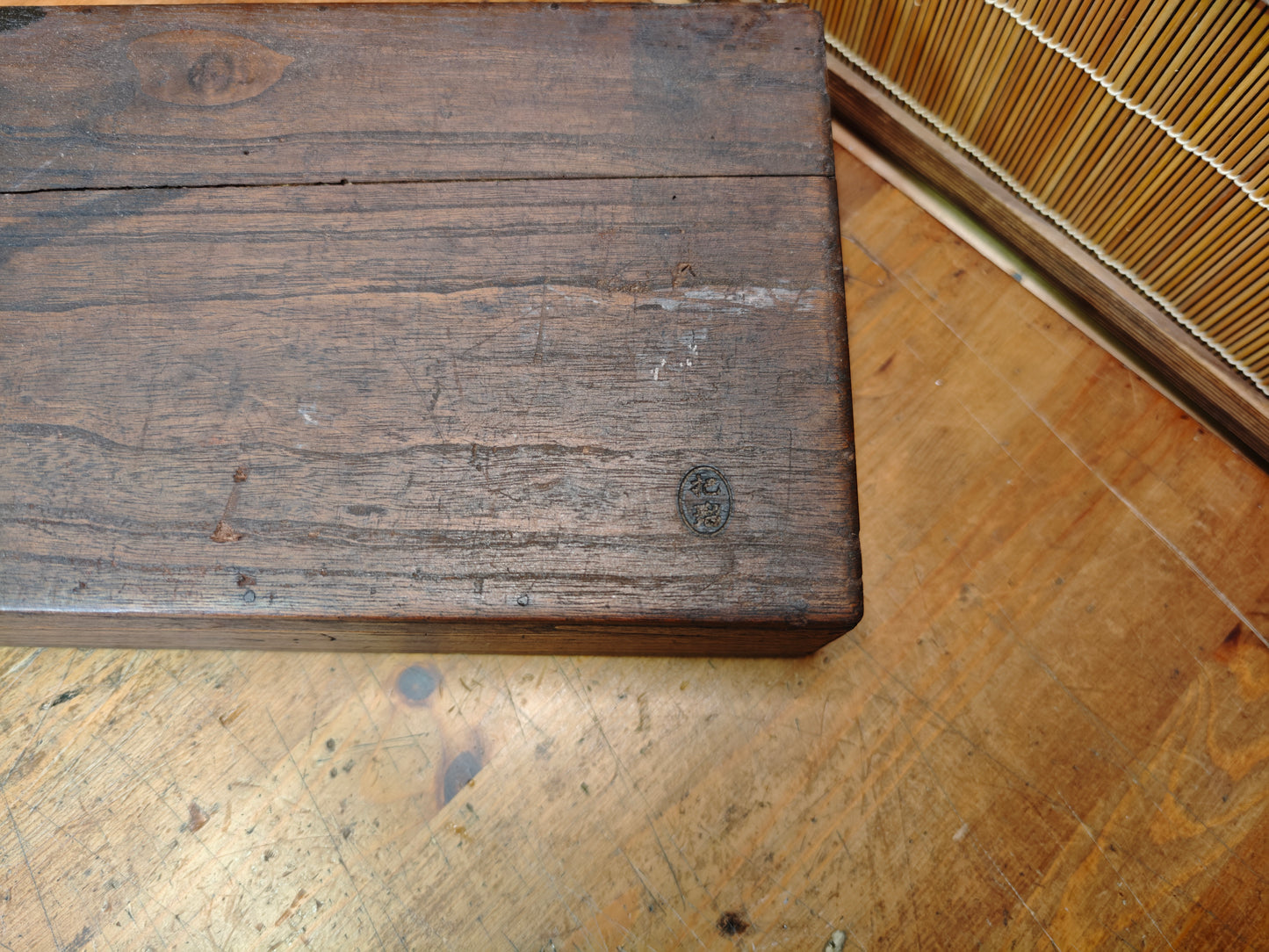 Vintage Japanese Firefighter Ono Axe 1950s Tool Antique Wood Box Rare