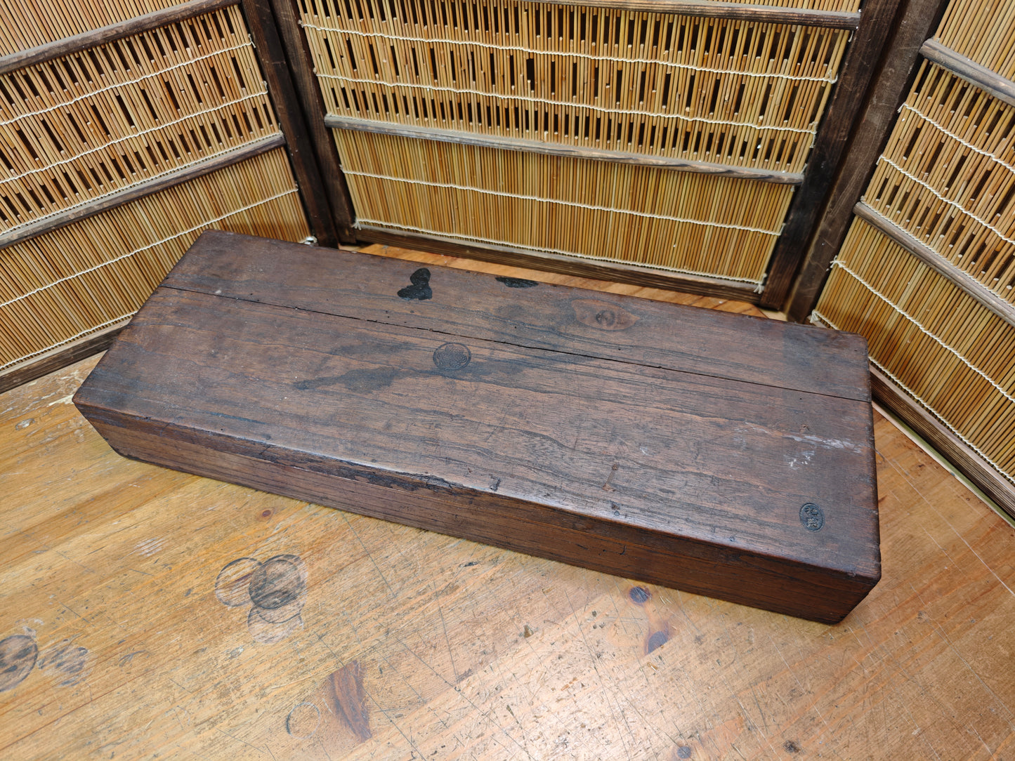 Vintage Japanese Firefighter Ono Axe 1950s Tool Antique Wood Box Rare