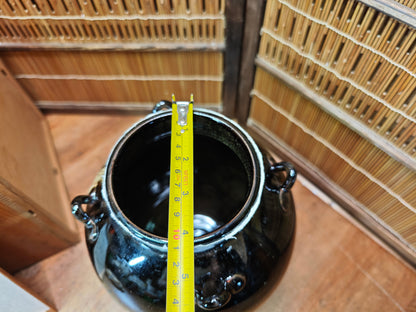 Vintage Japanese Irabo Yaki Chaire Matcha Tea Caddy with Kiribako Box