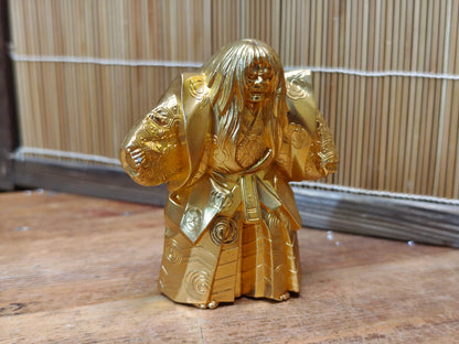 Vintage Japanese Kabuki Renjishi Doll 1975 Brass Theater Collectible