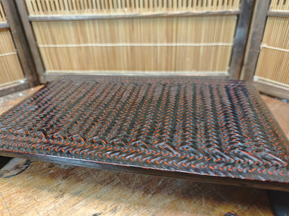 Vintage Japanese Kadai Bonsai Table 1950s Wood Lacquer Stand Rare Art