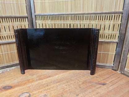 Vintage Japanese Kadai Bonsai Table 1950s Wood Lacquer Stand Rare Art