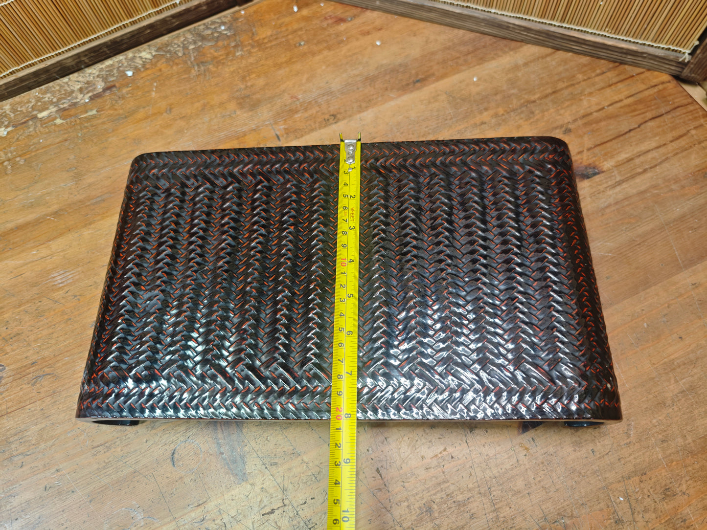 Vintage Japanese Kadai Bonsai Table 1950s Wood Lacquer Stand Rare Art