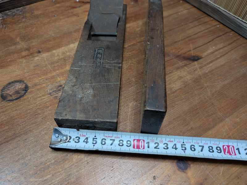 Vintage Japanese Kanna Plane Set Carpenter Hand Tools Wood & Steel