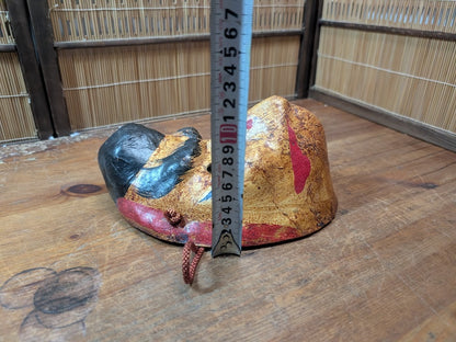 Vintage Japanese Karasu Tengu Mask 1970s Papier Mache Yokai Festival Mask