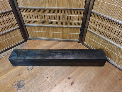 Authentic 1960s Japanese Kiseru Pipe Brass Bamboo w Signed Case Box