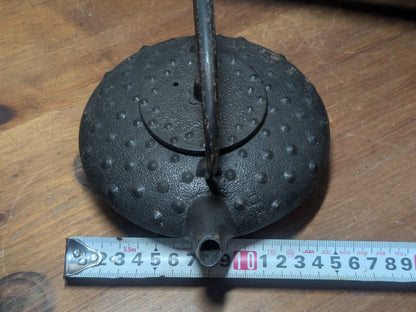 Japanese Nambu Cast Iron Teapot Handmade Tetsubin Vintage Unused
