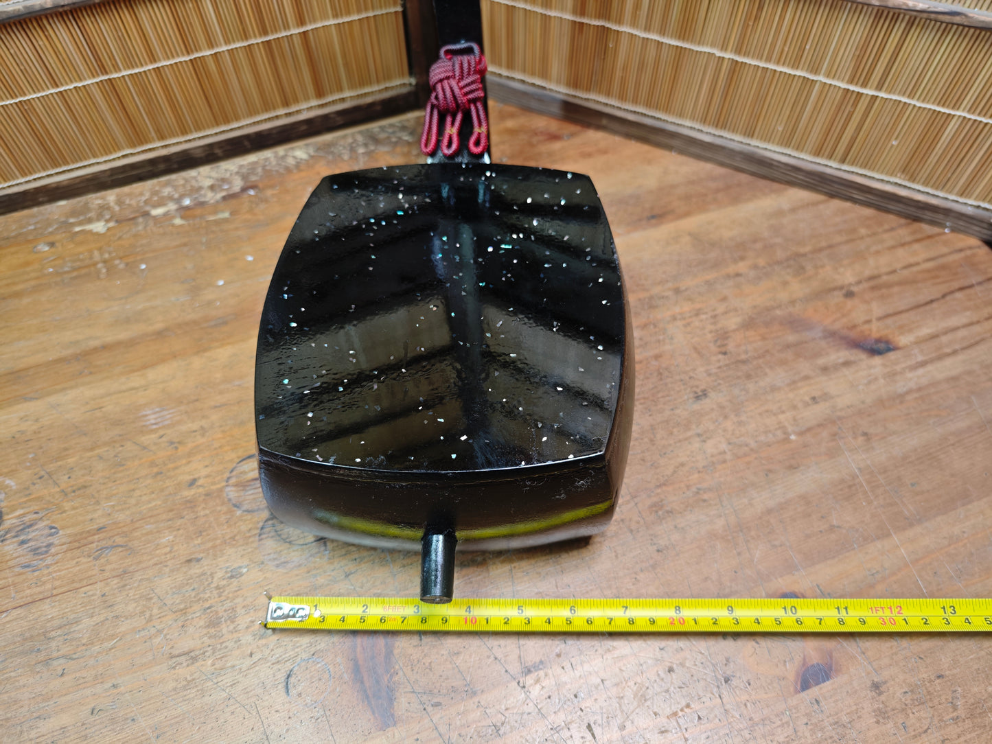 Vintage Japanese Shamisen Bonsai Table Raden Inlay Kadai Display Stand