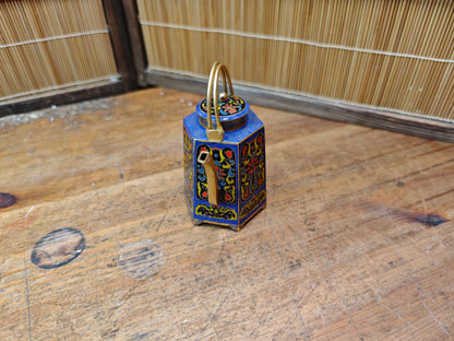 Vintage Japanese Shippo Cloisonné Tea Pot Enamel Chado Sake Vessel