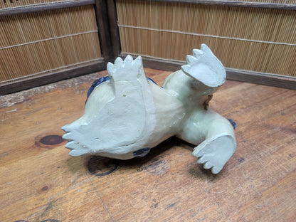 Vintage Japanese Shisa Lion Statue Okinawa Right-Side Japan Auction