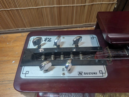 Vintage Suzuki Taisho Koto 1980s Japanese String Instrument