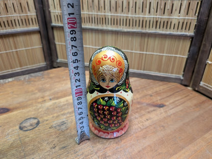 Vintage USSR Matryoshka Doll 1970s Russian Nesting Set Made in USSR Auction Japan